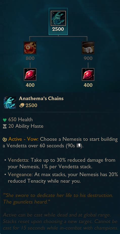 anathema chains|Let's Talk About Anathema's Chains : r/leagueoflegends .
